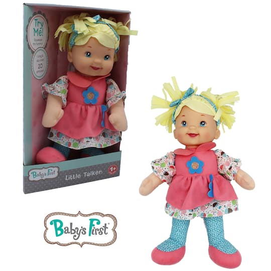 Goldberger Baby's First® Little Talker™ Blonde Baby Doll